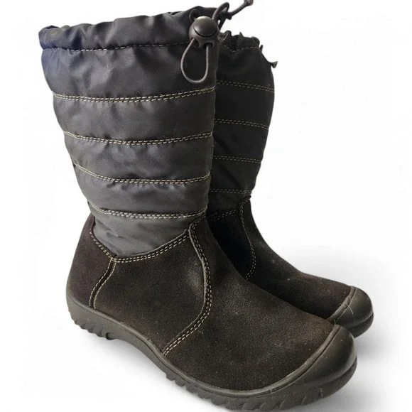 Sporto Ellie Waterproof Winter Boots Suede‎ Leather with Zipper 8.5M - Picture 6 of 12